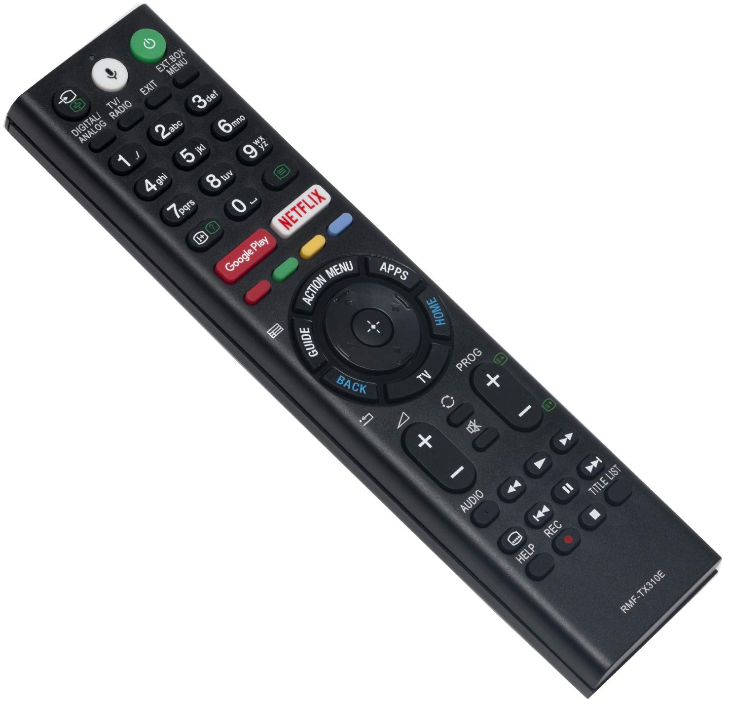 ALLIMITY RMF-TX310E Replacement Remote Control for Sony Bravia LED LCD TV KD-43XF8096 KD-43XF7596 KD-43XE8396 KD-43XE8099 KD-43XE8096 KD-43XE8088 KD-43XE8077 KD-43X E8005 KD-43XE8004