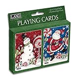 Lang Peppermint Christmas Playing Cards by Susan Winget (Set of 2)