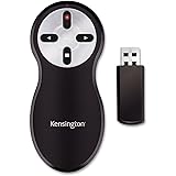 Kensington 33374 Wireless Presenter, w/Laser Pointer, 1-3/4-Inch X4-Inch X3/4-Inch, BK