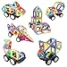 Gifts2U 148 PCS Magnetic Building Blocks for Kids with Storage Box Magnetic Tiles Building Set STEM Preschool Educational Construction Kit Magnet Stacking Toys Gift for Boys and Girls
