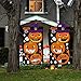 TONAK Kids Halloween Games Party Decorations Halloween Pumpkin Party Decorations for Kids Bean Bag Toss Game Black (30” X 54”)