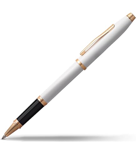 Cross Century II Black Lacquer Rollerball Pen with 23KT Gold