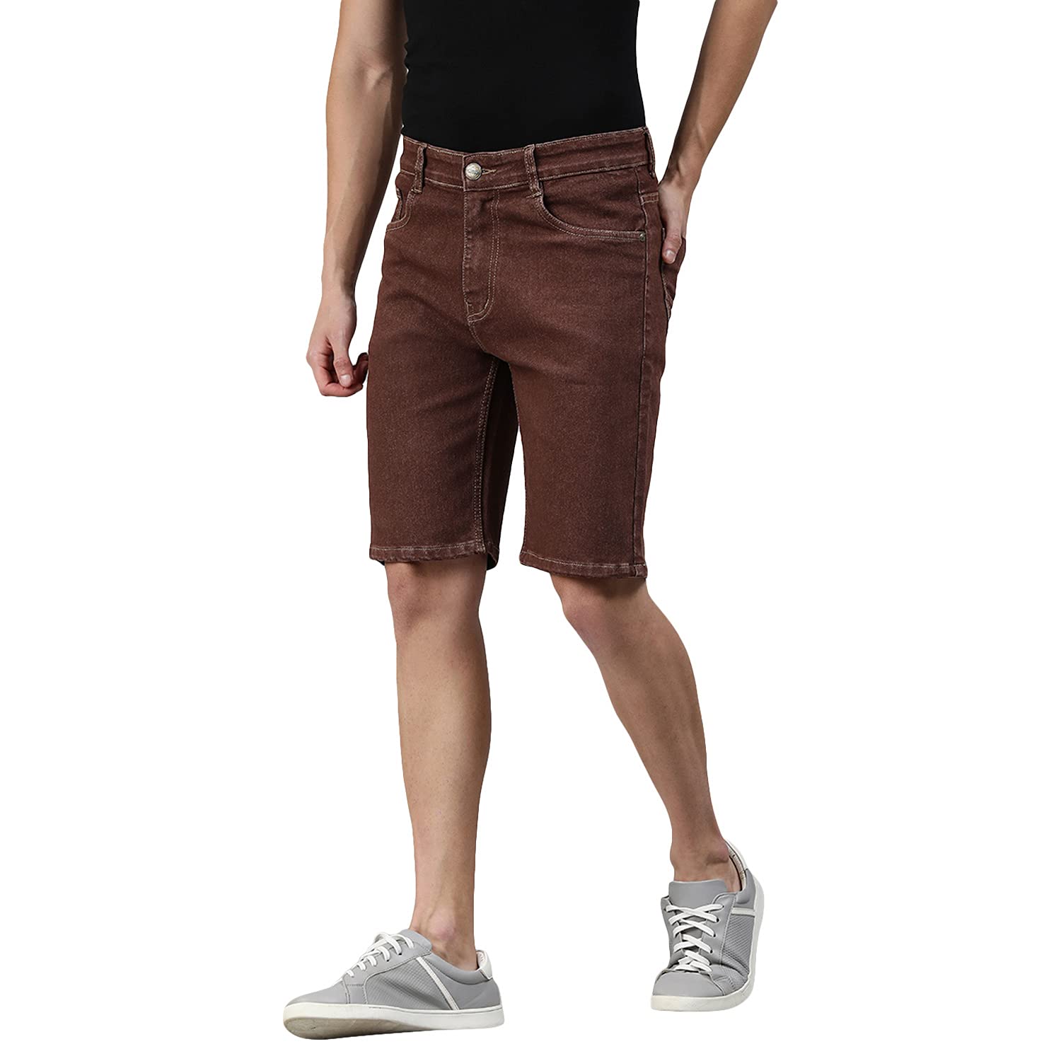 Buy Urbano Fashion Men's Slim Fit Denim Shorts Stretchable at Amazon.in