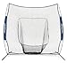 PowerNet Baseball & Softball Practice Net 7x7 FT, Outdoor Baseball Training Equipment for Pitching & Batting Practice (Navy Net)
