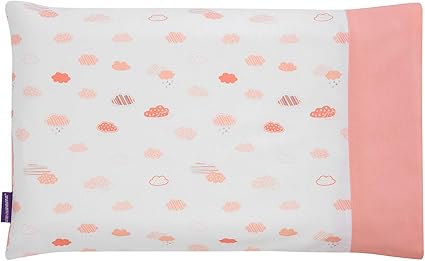 Clevamama Clevafoam Toddler Pillow Case 100 Cotton Coral