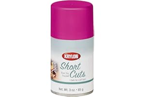 Krylon KSCS039 Short Cuts Aerosol Spray Paint, 3-Ounce, Hot Pink