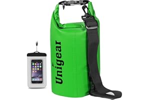 Unigear Dry Bag Waterproof, Floating and Lightweight Bags for Kayaking, Boating, Fishing, Swimming and Camping with Waterproo