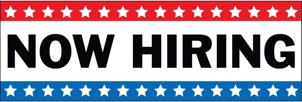 Amazon Com Half Price Banners Now Hiring Vinyl Banner Indoor