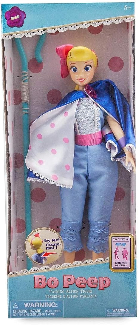 Amazon Com Disney Bo Peep Interactive Talking Action Figure Toy Story 4 14 Toys Games
