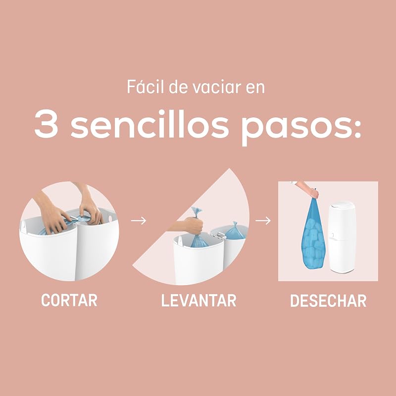 Classic XL - Contenedor de Pañales con Recambio 1 Mes