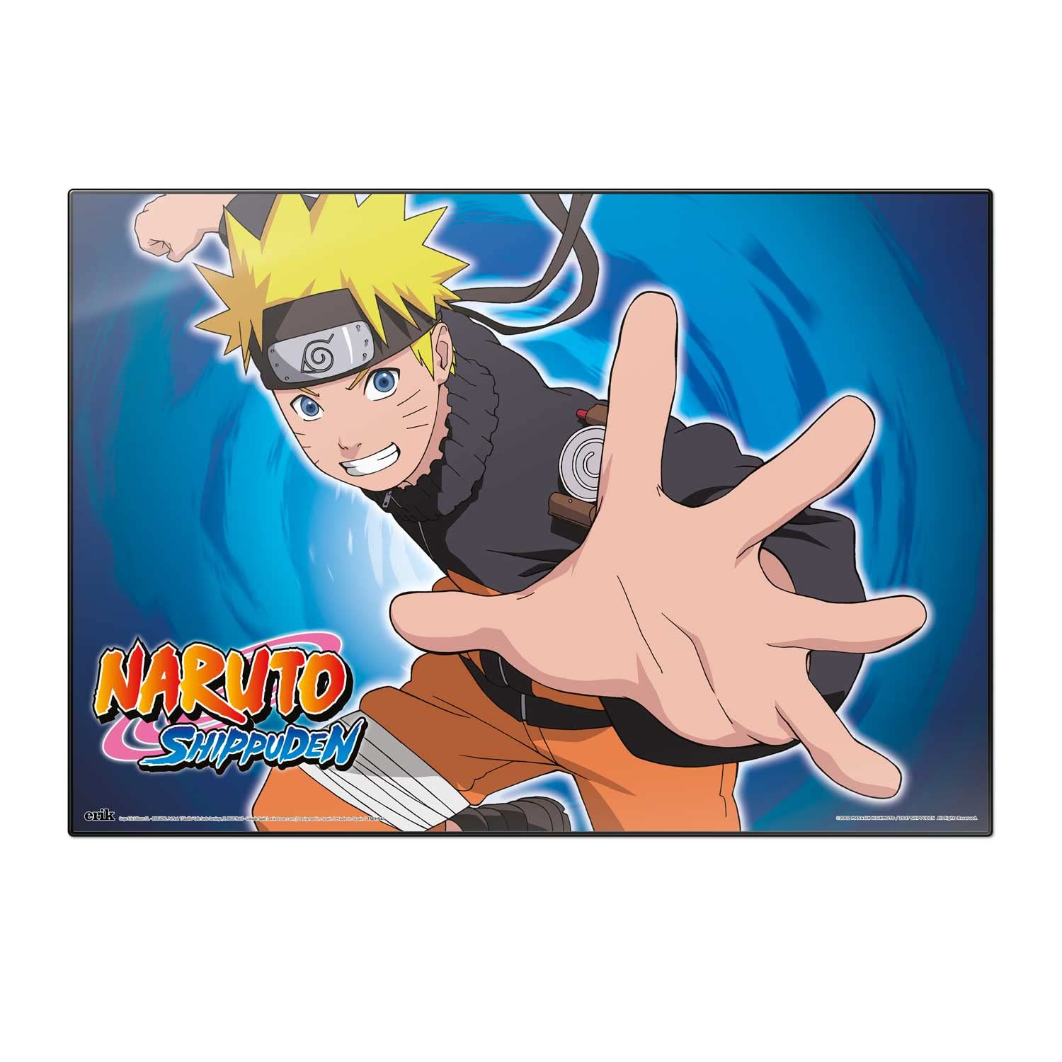 Grupo Erik Desk Mat - Naruto Manga | 13.5 x 19.5 inches - 34.5 x 49.5 cm Pad Desk Protector Mat | Cute Stationery, Back to School Supplies