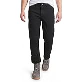 Weatherproof Vintage Fleece Lined Jeans Men - Regular Fit | Soft & Warm, Cold Weather Insulated Fleece Winter Pants for Men