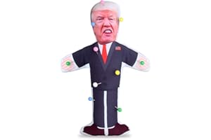LIONERGY 7.9 inch Donald Trump Voodoo Doll Pin Holder -0.24 inch Round Head with Stainless Point, Box of 180, Assorted Colors