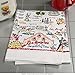 Red & White Los Angeles Flour Sack Dish Towel