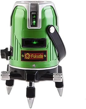 Amazon Fukuda 2ライン グリーンレーザー墨出し器 Ek 168gj 1垂直 1水平 フクダ レーザー墨出し器 オートラインレーザー 水平器 フルライン測定器 水平器 レベル