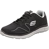 Skechers Men's Low-Top Sneakers, Black, US:5