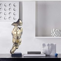 aboxoo Thinker Statue, Silence is Gold Abstract Art