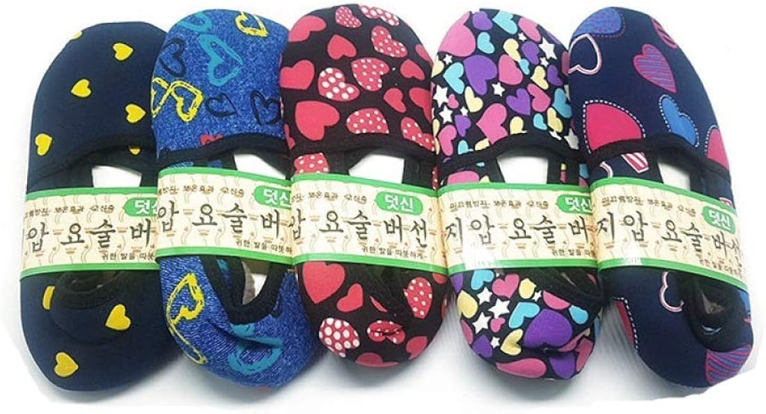 Chaussettes Hiver Femmes Beoseon Traditionnelles Coréennes - 3 Paires, Multicolores, Tailles 22-25 Cm