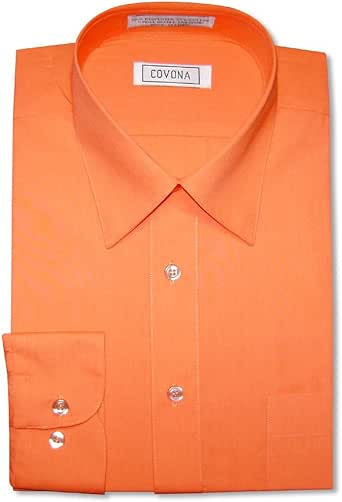 women's burnt orange dress shirt