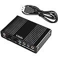 VAlinks USB 2.0 External Sound Card 6 Channel 5.1 Surround Optical S/PDIF Audio Sound Card Adapter for PC Laptop Recording Compatible with Windows 10/8 / 7/ XP