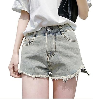 only denim shorts