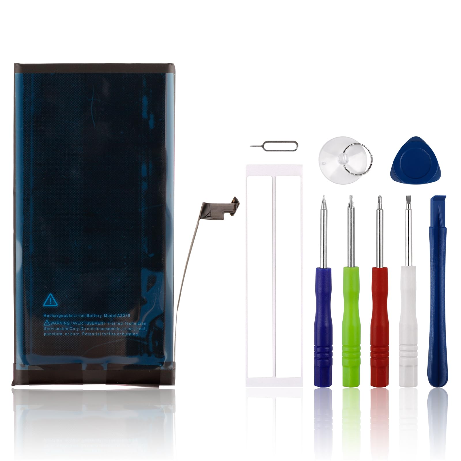 Photo 1 of SwarKing Rechargeable 0-Cycle Replacement Battery A3039 Compatible with 15 Plus with Tools