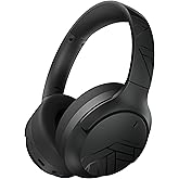 PowerLocus Bluetooth Headphones Over Ear, 60H Playtime, 4 EQ Modes Wireless Headphones with Microphone, Hi-Fi Stereo Deep Bass Foldable Headphone, Soft Foam Ear Cups,Fast Charging for Travel/PC/Phones