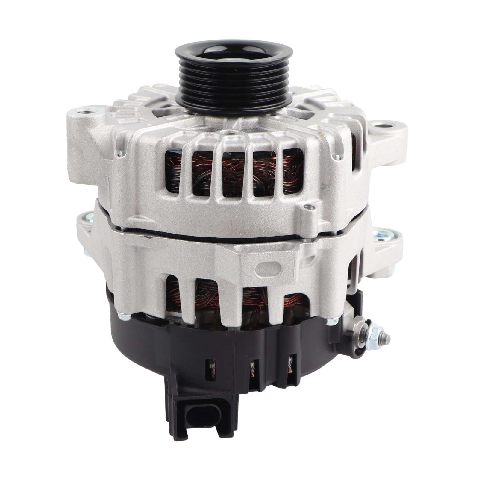 Photo 1 of MISIOEK Alternator 12V 180A CW 6-Groove Pulley Compatible with 2019-2020 Kia Sorento 3.3L, 2019-2021 Sedona, 2017-2020 Cadenza, Replace 21366N 37300-3L050