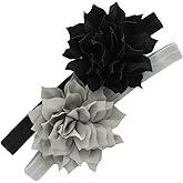 My Lello Petal Flower Headbands Baby - Girls - Toddler Stretchy Elastic Pair