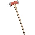 Council Tool Double Bit Axe - 3.5 lb. Michigan Pattern Axe with 36" Straight Wooden Handle & Forged Steel Head - 35-2MR