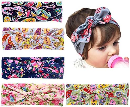 Defitck Baby Headbands Girls Newest Turban Head Wrap Knotted Hair Accessorie Band