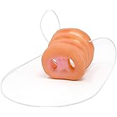 Skeleteen Pig Snout Nose Accessories - Flexible Hog Costume Nose - 1 Piece