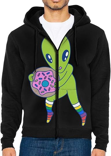 alien zip up hoodie