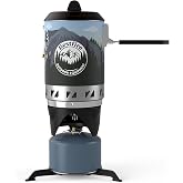 Bestfire 1L Camping Stove Cooking System, Fast Boil Portable Camp Stove - for Backpacking, Hiking, Trekking, Fishing, and Outdoor Adventures