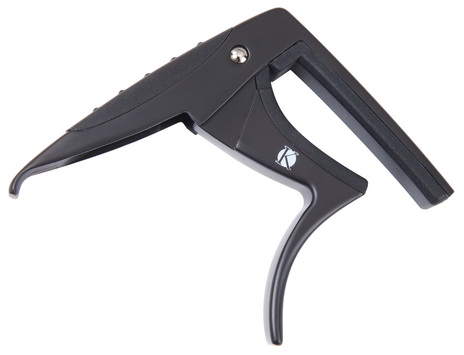 Kinsman KAC305 Electric/Acoustic Guitar Curved Capo - Black