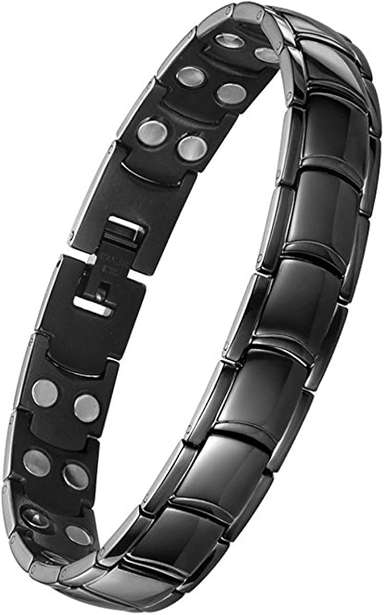 Jeracol Herren Extra Starkes Doppelreihe Armband