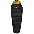iClimb 3M Thinsulate Insulation Mummy Sleeping Bag with Compression Sack Ultralight Compact Warm Washable for Adults Indoor Outdoor Backpacking Camping Hiking