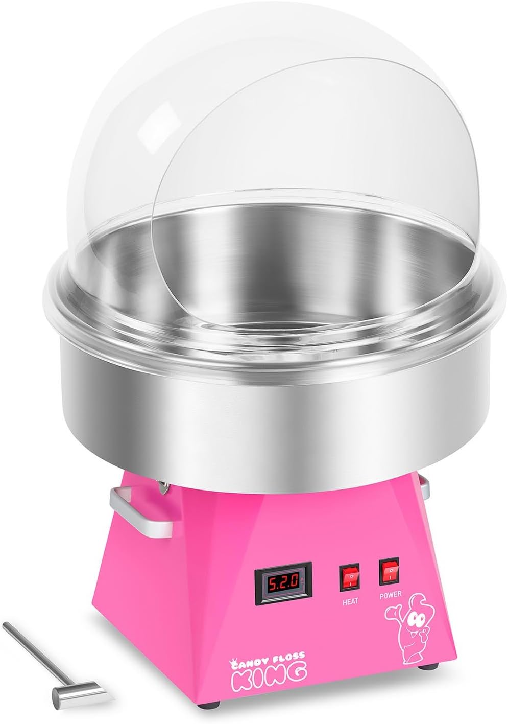 Royal Catering RCZKSET2 Candy Floss Machine Candy Floss Maker Cotton