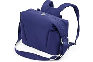 Stokke Xplory X Changing Bag, Royal Blue - Doubles As Shoulder Bag or Backpack - Includes Foldable Changing Mat & Pouch Bag -