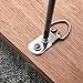 FUCAS D Ring Picture Hangers Heavy Duty Hanging Picture Frame Hangers, Double Hole with Screws