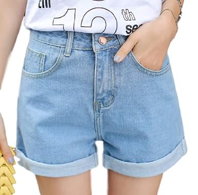 Amazon レムアンドクー レディース デニム ショート パンツ ホット