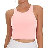 THE GYM PEOPLE Women's Sports Bra Sleeveless Workout Tank Tops Running Yoga Cropped Tops with Removable Padded