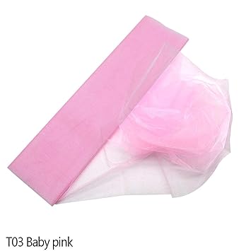 Amazon Com 5m 10m 48cm Crystal Tulle Roll Fabric Sheer Organza