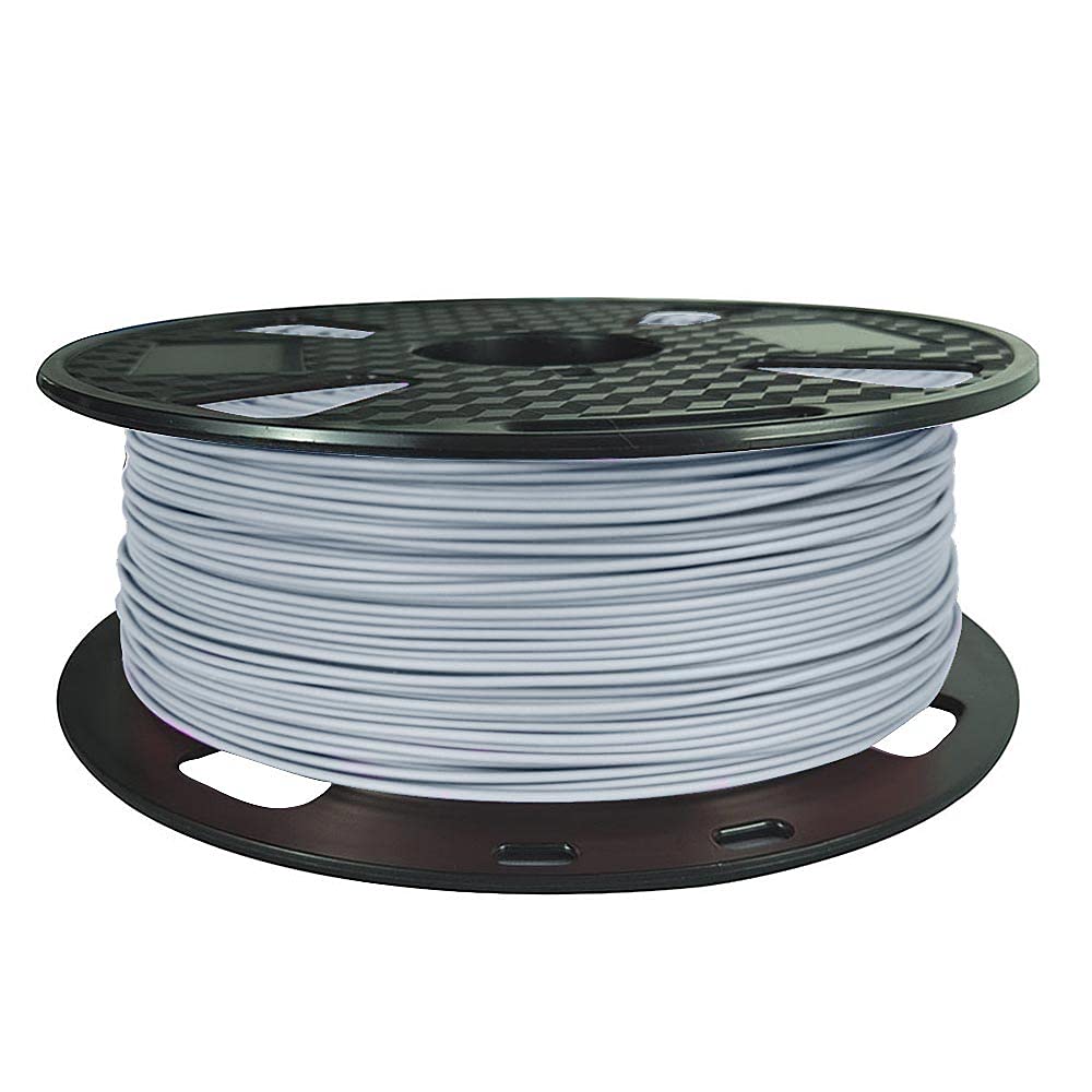 CC3D PLA MAX Steel Gray Filament 1.75mm 1KG 3D Printer Filament 2.2LBS Spool Light Grey Colour 3D Printing Materials Stronger Than Pro Plus PLA