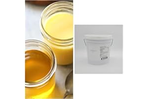 THE MOSQUETA MARKET 7lb Pail - 231 fl oz - Ghee - Clarified Butter - Grass Fed - 112oz - 1Gallon - Bulk - Bakers - Cooking - Restaurants - Keto - Paleo - Butter Oil