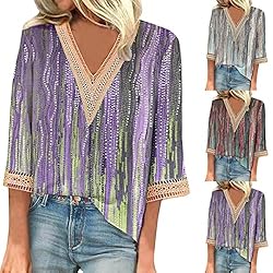 Cheifay Tank Tops Women Beach 3/4 Sleeve Shirts for