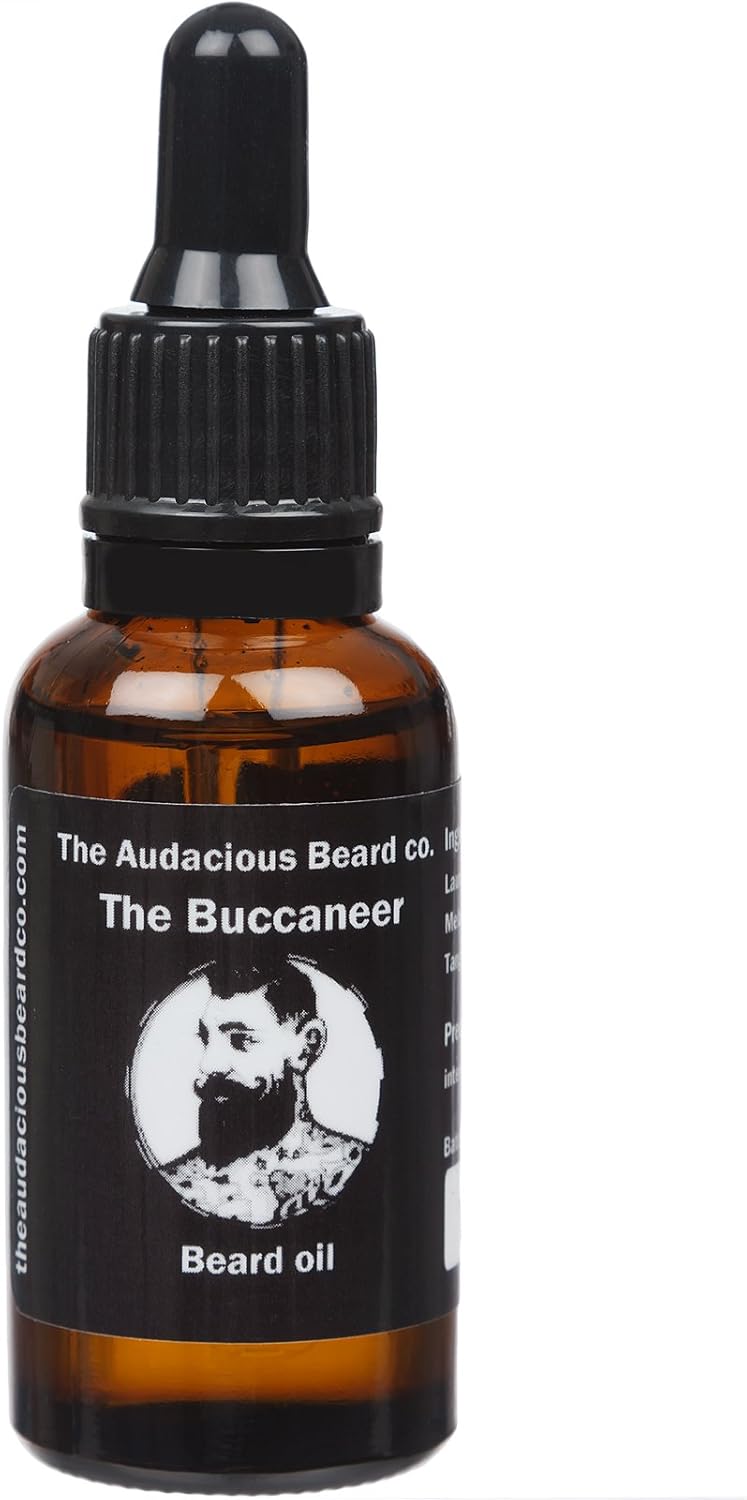 The Buccaneer - Large Beard Oil - The Audacious Beard Co, 30 ml (Pack of 1)