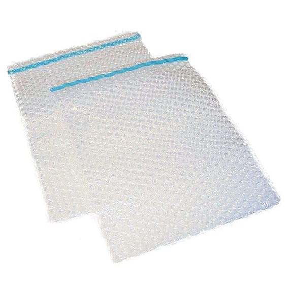 200 x Bubble Wrap Bags Pouches Peel and Seal Flap Clear Packaging
