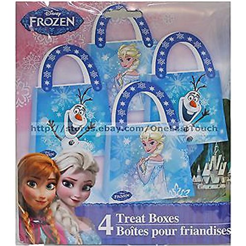 Disney Frozen Treat Boxes - Elsa & Olaf - Total of 8 Party Favor/Treat Boxes