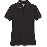 French Toast Women's Cotton Blend Stretch Pique Short Sleeve Polo Shirt